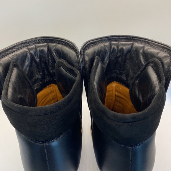 Chloe Black Ankle Warm Boots Booties - Picture 7 of 13